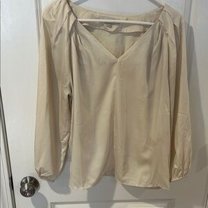 LOFT Cream Blouse for Women